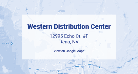 Western Distribution Center 12995 Echo Ct. #F Reno, NV 89506
