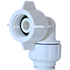 Turn-n-Loc Brass Swv. Elbow