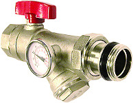Isolation Valve with Thermometer & Y-Strainer