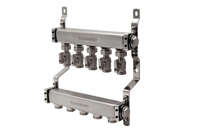 M-8300EV Economy Stainless Steel Manifold with Circuit Isolation Valves