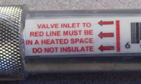 Red line heated space