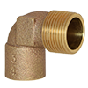 Brass Sweat x MNPT Elbow