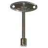 Chrome-Plated Log Lighter Key