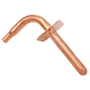 Copper F1807 Stub Out w/Flange