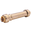 Insta-Loc II No Lead DZR Forged Brass Push-Fit Slip Coupling