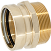 LegendPress No Lead DZR Forged Brass Large Diameter MNPT Adapter