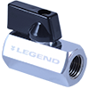 Compact Chrome FNPT Mini Ball Valve