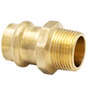 LegendPress No Lead DZR Forged Brass MNPT Adapter