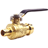 LegendPress No Lead Forged Brass Crimp/Cinch PEX Transition Ball Valve