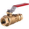 LegendPress Forged Brass Full Port FNPT Transition Ball Valve