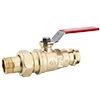 LegendPress Forged Brass Full Port FNPT Union Transition Ball Valve