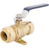 Insta-Loc II No Lead DZR Forged Brass Push Fit Drop Ear Ball Valve