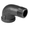 SA Siam Class 150 Malleable Black Iron 90° Street Elbow