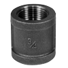 SA Siam Class 150 Malleable Black Iron Coupling