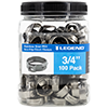 Jar of Stainless Steel F2098 PEX Non-Slip Cinch Clamps (Bulk Pack)