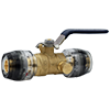 SmartClick Ball Valve w/Drain