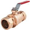 No Lead Forged Brass Full Port Compression Ball Valve