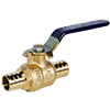 No Lead DZR Forged Brass Crimp/Cinch PEX Ball Valve