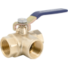 Forged Brass Full Port Three-Way Ball Valve