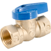 Blue Top Forged Brass One-Piece FNPT x FNPT Gas Ball Valve