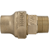 No Lead Cast Bronze Water Service Flare x MNPT Adapter