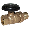 Cast Bronze 1/4-Turn Straight Circulator Valve