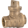 No Lead Cast Bronze Water Service FNPT Curb Stop Valve