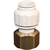 Turn-n-Loc FNPT Swivel Coupling with Brass Nut